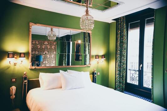 Photo d'une chambre à l'Hôtel Le soleil du matin